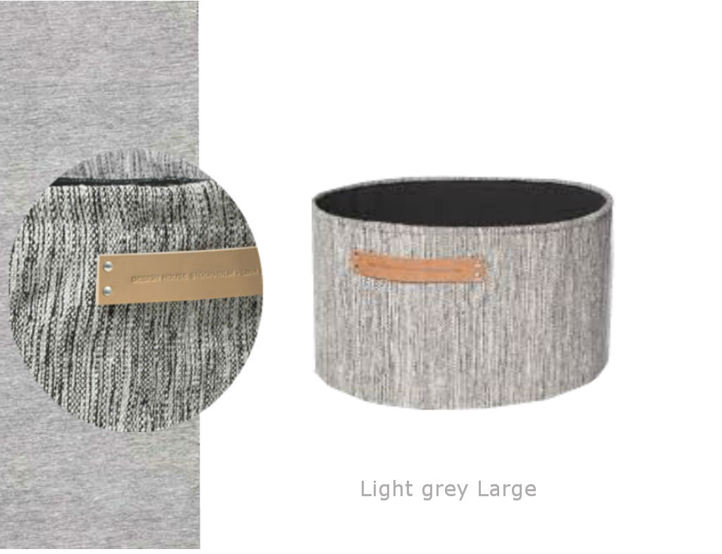 Björk Home Bags  Bright Large(กล่องสีเทาอ่อนขนาดใหญ่)