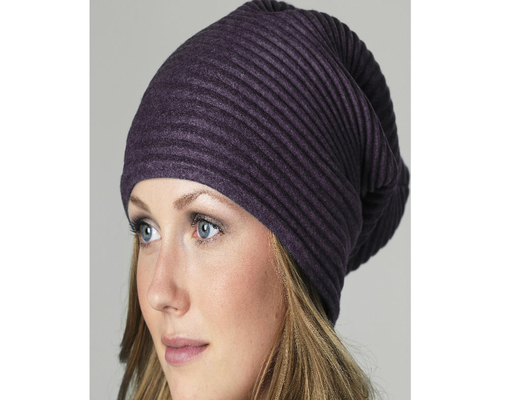 Pleece Beanie Hat Aubergine