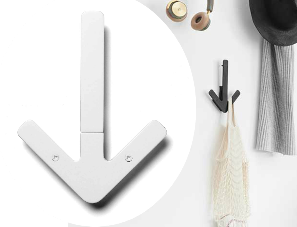 Arrow hanger white 