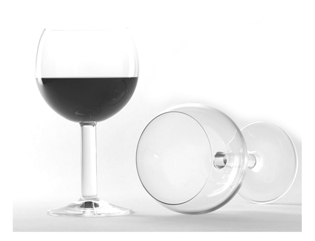Globe wine glass เช็ต 2 ใบ