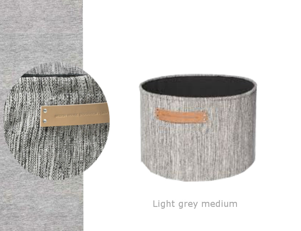 Björk Home Bags  bright medium(กล่องสีเทาอ่อนขนาดกลาง)